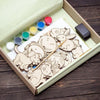 Musthome Diy Wood Paint Set For Kids | Animals Wooden Cutouts | Mdf Craft Kit | Birthday Gift | Diy Paint Kit