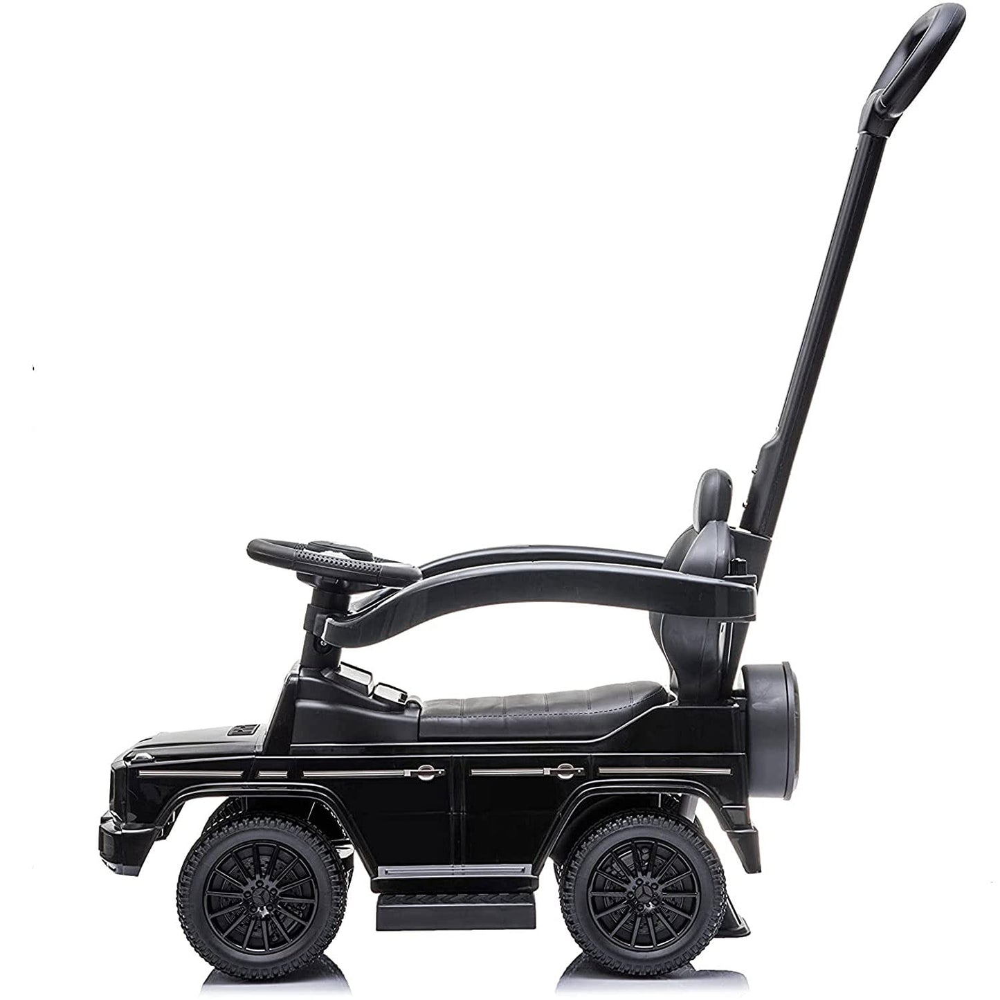 Best Ride On Cars Mercedes G-Wagon 3 In 1 Push Car, Black, Large
