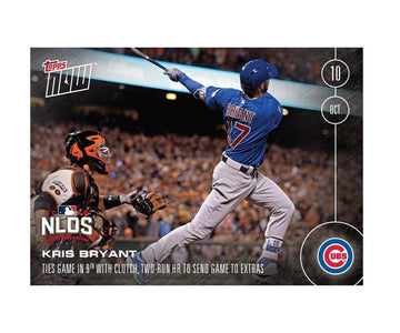 Mlb Chicago Cubs Kris Bryant #566 Topps Now Trading Card
