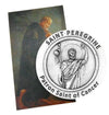 Westmon Works St Peregrine Cancer Healing Saint Set With Prayer Token And Holy Card
