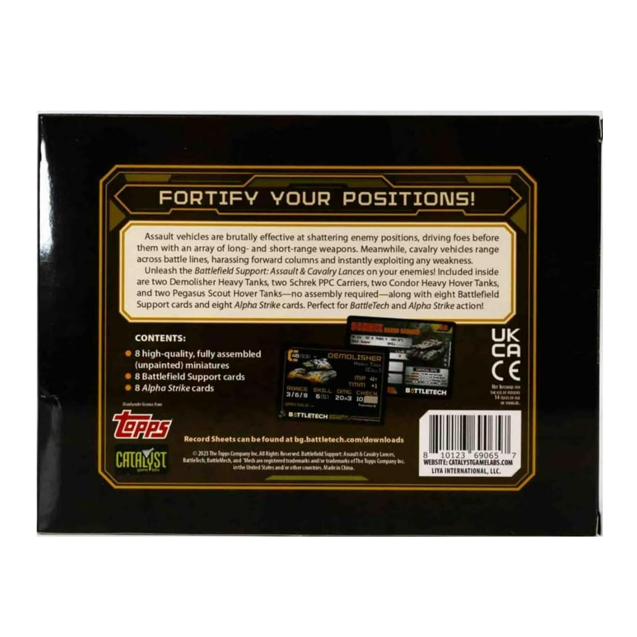 Catalyst Game Labs Battletech: Battlefield Support - Assault & Cavalry Lances - Strategy Board Game - For 2+ Players And Ages 14