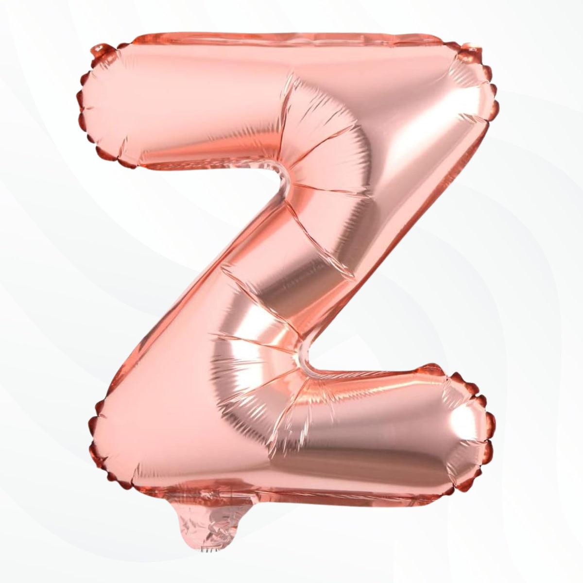 Flyloons Rose Gold Z Letter Foil Balloon Alphabets Balloons Perfect for Birthday Decoration Items, Anniversary, Bachelorette, We