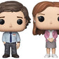 Funko Pop! Tv: The Office - Jim Halpert And Pam Beesly - Set Of 2 Figures In Bubble Pouch