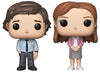 Funko Pop! Tv: The Office - Jim Halpert And Pam Beesly - Set Of 2 Figures In Bubble Pouch