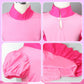 Itvti Princess Costume Dress For Girls Kids Cosplay Pink Outfit Halloween Birthday Party Dress Up, Pink, 2-3 Years(Tag 100)