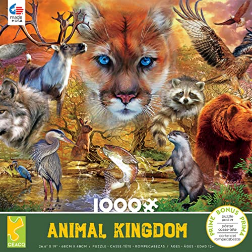 Ceaco - Animal Kingdom - Mammals - 1000 Piece Jigsaw Puzzle