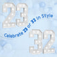 Marquee Numbers Large 23Rd-Birthday Decorations: 4Ft Light Up Number Party Decor 32 Year Old Women And Men 32Th Birthday Decorat