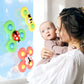 3Pcs Suction Cup Spinner Toys For 1 2 Year Old Boys Spinning Toys 12-18 Months Sensory Toys For Toddlers 1-3 First Birthday Baby Gifts For Girls