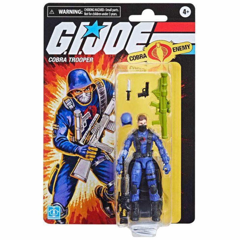 Gi Joe Retro Collection Cobra Trooper/Cobra Officer 3.75