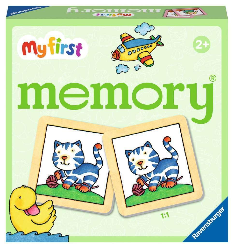 Ravensburger Favorite Things My First Memory Game for Kids Ages 2 and Up - A Fun & Fast Picture Matching Game