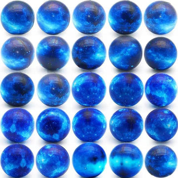 60 Pack Galaxy Stress Balls Bulk for Kids Adults 2.5 Inch Space Squeeze Anxiety Fidget Sensory Balls Children Outer Space Relief