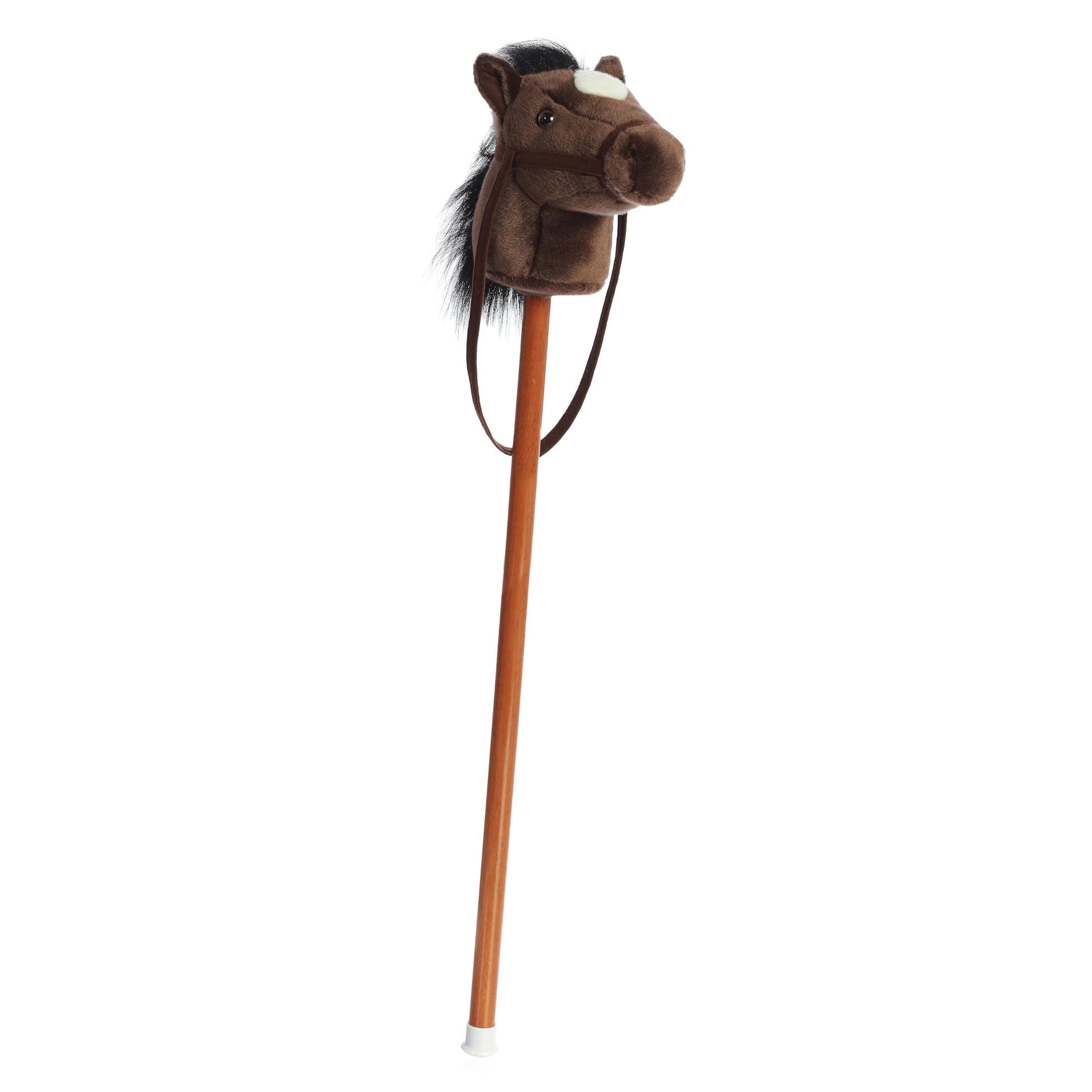 Aurora Rideable Giddy-Up Friends Dark Brown Pony Stuffed Animal - Active Fun - Imaginative Adventures - Brown 37 Inches