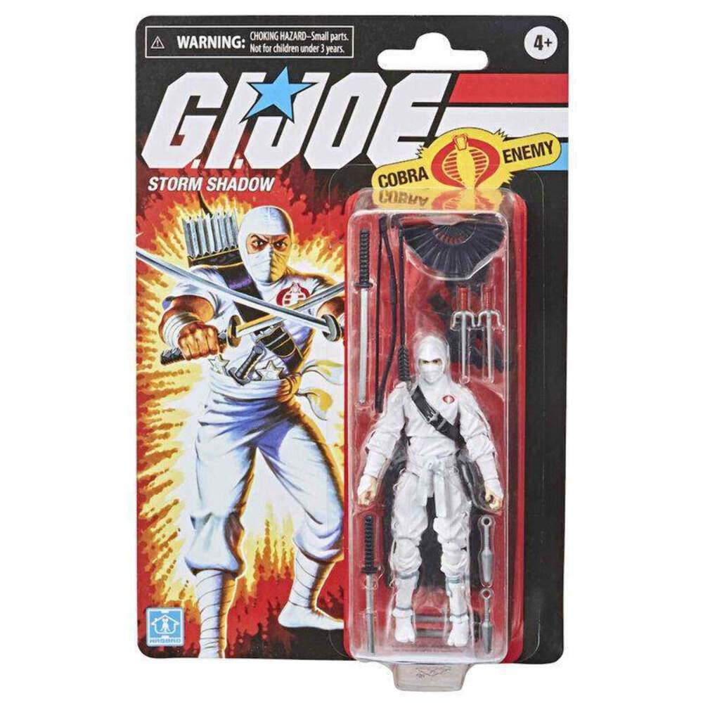 Hasbro G.I. Joe Stormshadow Action Figure - 10 cm, White, Plastic, Model E90605X00
