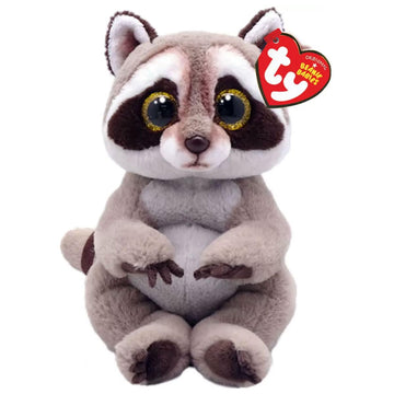 Beanie Baby Petey Raccoon Stuffed Plush Doll (6Inch)