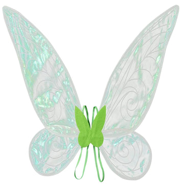 Fairy Wing,Butterfly Fairy Halloween Costume Angel Wings,Halloween Costume Sparkle Angel Wings Dress Up Party Favor Green