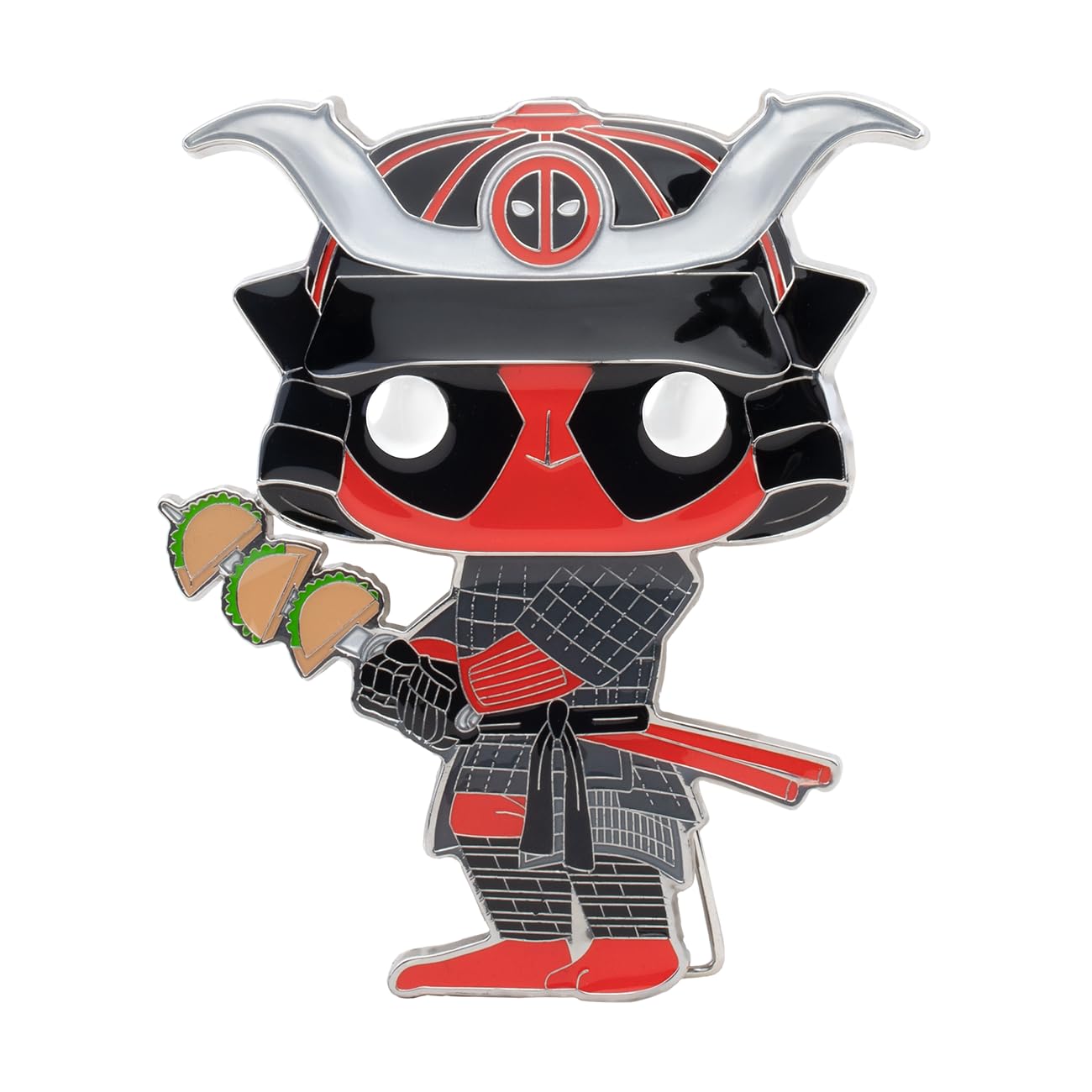 Marvel Deadpool 3 Inch Funko Pop Pin | Taco Deadpool