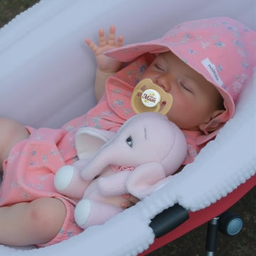 Babeside Lifelike Reborn Baby Dolls - 20-Inch Soft Full Vinyl Body Realistic-Newborn Sleeping Baby Girl Doll With Toy Accessories Gift Set For Kids & Collection