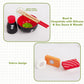 WoodenEdu Sushi Slicing Play Food Set, Wooden Pretend Play Kitchen Toys for Kids 3+, Sushi Food Play Learning Toy for Girls Boys