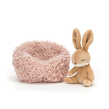 Jellycat Hibernating Bunny Stuffed Animal, 5 Inches | Rabbit And Bunny Plush Toy | Classic Children'S Gift