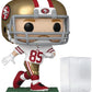 Funko POP Football Figure - 49ers George Kittle, 3.75" Vinyl, Multicolor, Model STL233790, Includes Box Protector Case