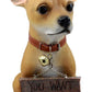 Ebros Gift 'You Want Some Of This Feisty Chihuahua Dog Statue 12.5' H Carefree Chimichanga Chihuahua Puppy Welcome Greeter Figurine