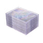 Utctbc Trading Card Sleeves Top Loaders 20 Pcs Hard Acrylic Card Protector Clear Card Brick + 5 Display Stand Fit For Standard S