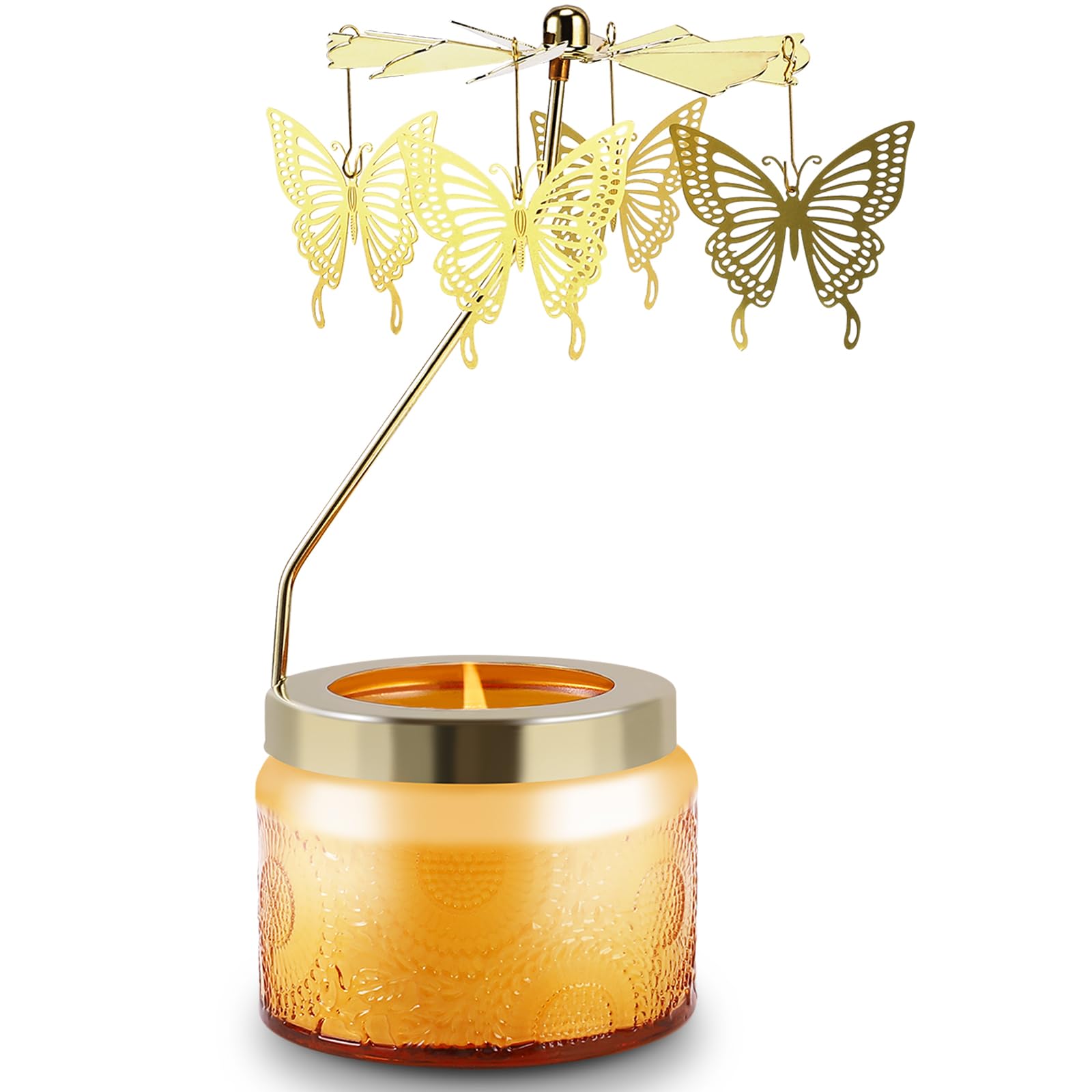 Gifts for Women | Birthday Gifts Rotatable Candle - Vanilla Cream Scented Candles for Home, Birthday Candle Gift for Women, Uniq