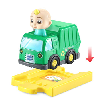 VTech CoCoMelon Go! Go! Smart Wheels JJs Recycling Truck and Track