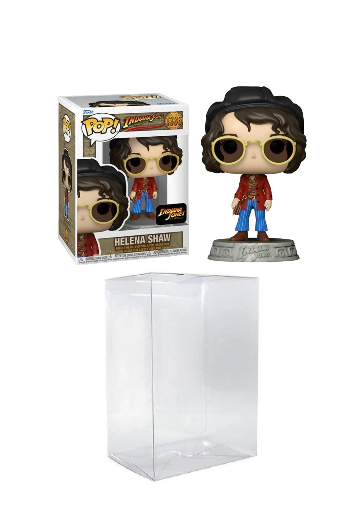 Funko Pop! Movies: Indiana Jones And The Dial Of Destiny - Helena Shaw Bundled With A Byron 'S Attic Protector