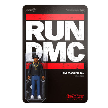 Super7 Run Dmc Jam Master Jay 3.75 In Reaction Figure