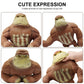 Tiefenets Squishy Monkey Toy - Stretchy Gorilla Action Figure, Brown, PVC, Middle Size, Model ZH002, Stress Relief for Kids