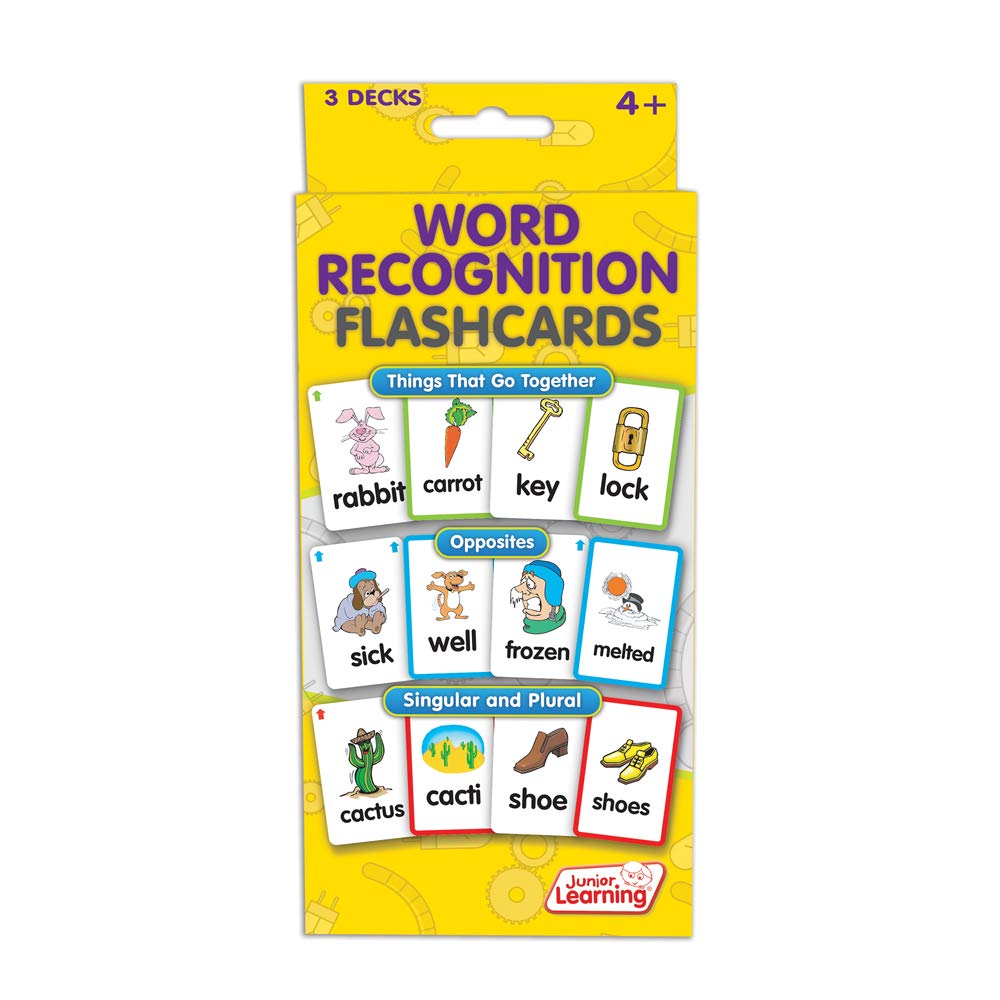 Junior Learning Jl201 Word Recognition Flashcards Medium