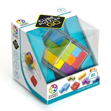 Smart Games - Cube Puzzler Go, Puzzle Game With 80 Challenges, 8+ Years