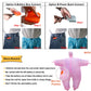Arokibui USB Mini Inflatable Costume Fan - Portable Blower for Dinosaur Costumes - Orange - Durable ABS Material