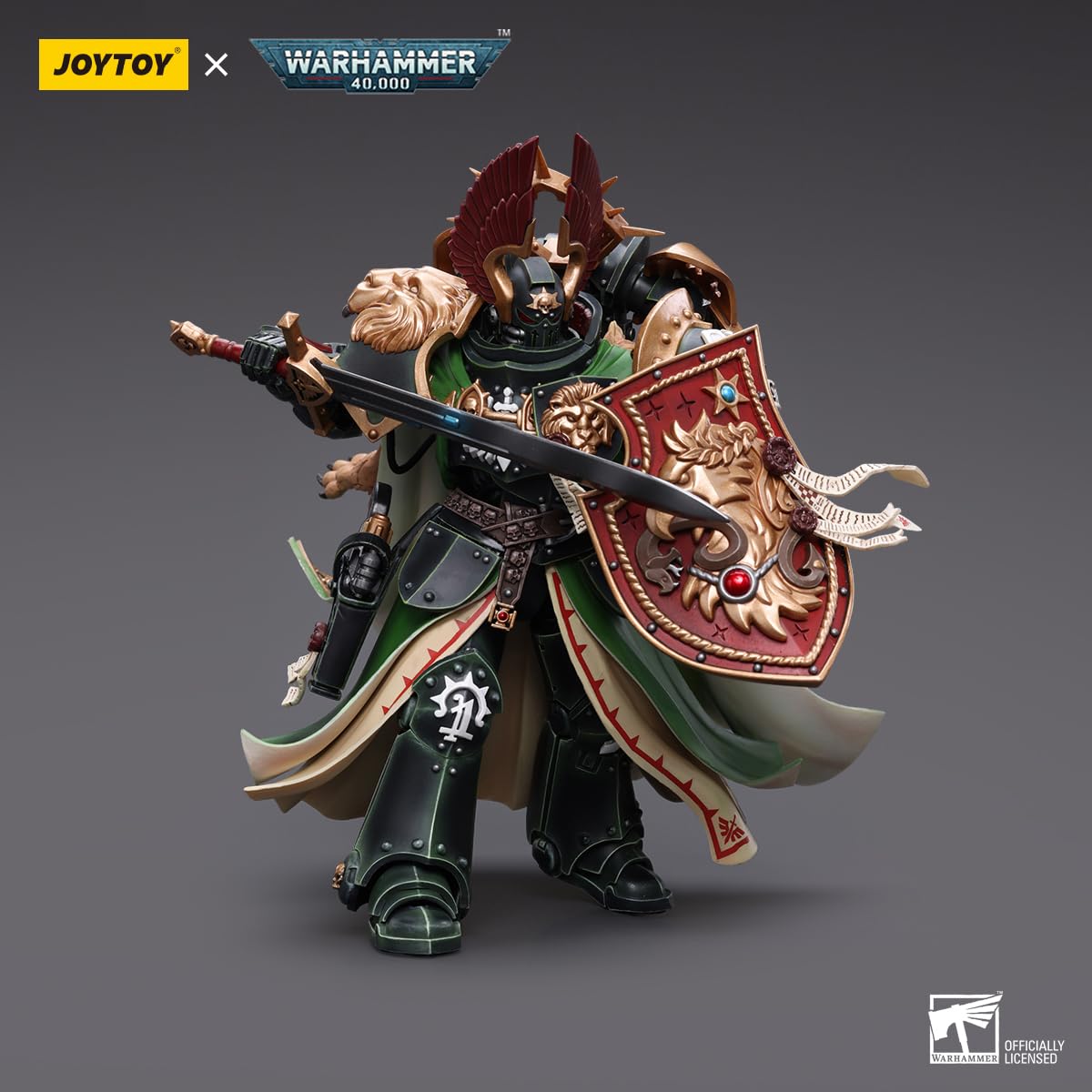 malt-inspiredISE JOYTOY 1/18 Action Figures - Warhammer 40 000 Dark Angels Primarch Lion ElJonson - 7 Classic Character Collectible Age 15 and Above