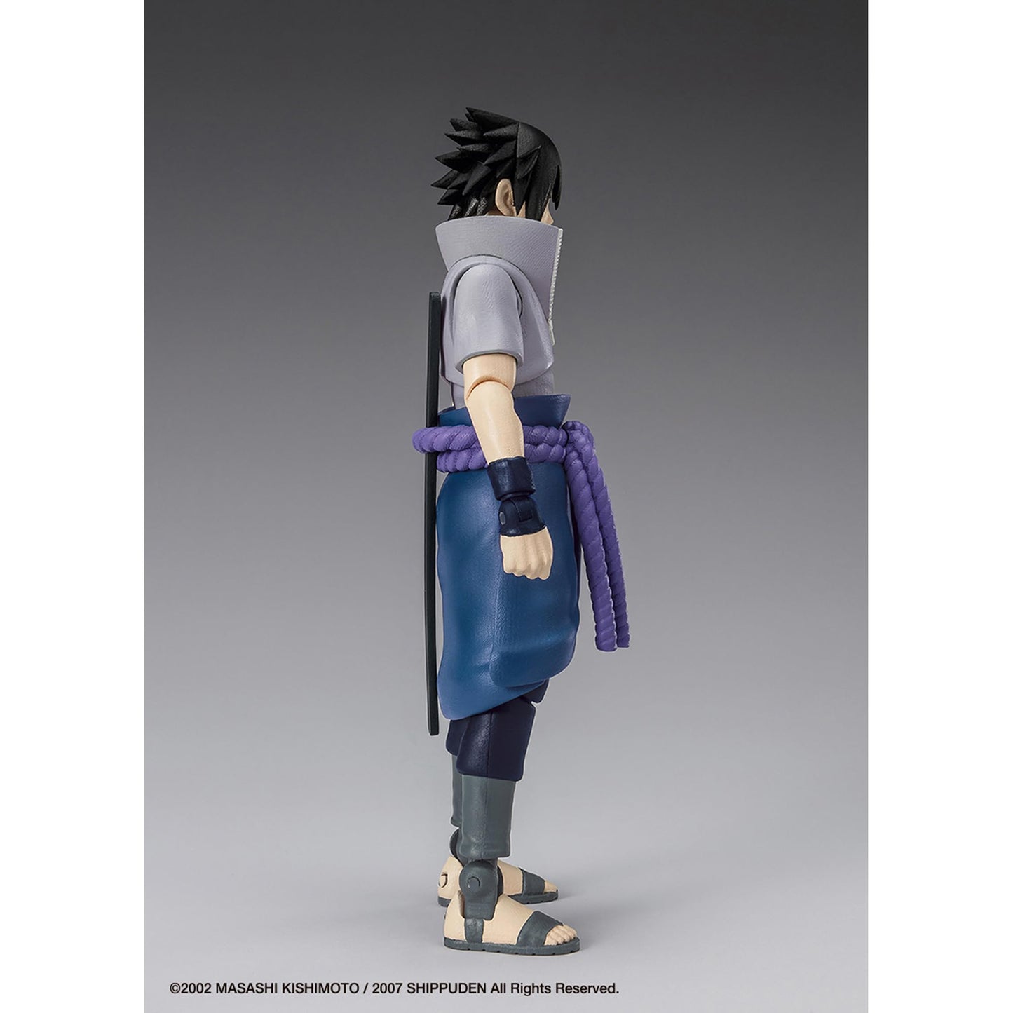 BANDAI NAMCO Naruto Action Figure - 5" Sasuke Uchiha (Adult) - PVC Model 87535