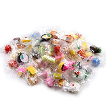 Cllayees 72 Pcs Assorted Food Pencil Erasers Toy Set, Cake Dessert Fruit Puzzle Erasers Toys For Kids Reward Party Favors (Food)