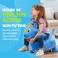 WADDLE Bouncy Hopper Triceratops - Plush Inflatable Toy for Toddlers & Kids, Indoor/Outdoor Use, Pump Included, Ages 2+