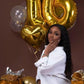 16 Balloon Number, Gold Number 16Th Birthday Balloons 40 Inch, Sweet Sweet 16 Years Old Gold Birthday Decorations For Boys Girls
