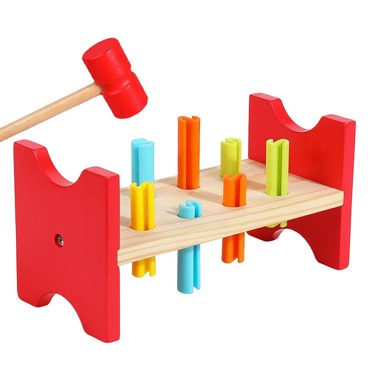 Enakshi Pounding Bench Wood Toy Early Learning Development Game For Kids Boys Girls|Toys & Hobbies | Preschool Toys & Pretend Pl
