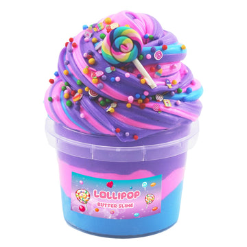 Big Bucket Tri-Colored Butter Slime,Non Sticky,Super Soft Sludge Toy,Birthday Gifts For Kids,Diy Butter Slime Party Favor For Gi