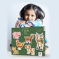 TOYKRAFTT Chunky Infant Floor Puzzle Toy, 2 Piece Animal Puzzles for Kids Age of 2 Years Above, Educational Toys Toddler Puzzles