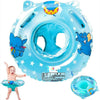 Walsai Baby Swimming Float  Inflatable Swimming Ring with Float Seat for 6 Months-6 Years Children (Blue)
