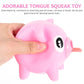 Adorable Screaming Latex Desk Teenagers Toy Play Decompression Animal Toy， Toystongue Pig Children Ball Interesting Kids Games Piggy Adults Fun Pressure