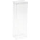 Dollsafe Clear Folding Display Box For Thin 7-8 Inch Dolls And Action Figures, 3'' W X 2'' D X 8.5'' H, Pack Of 10