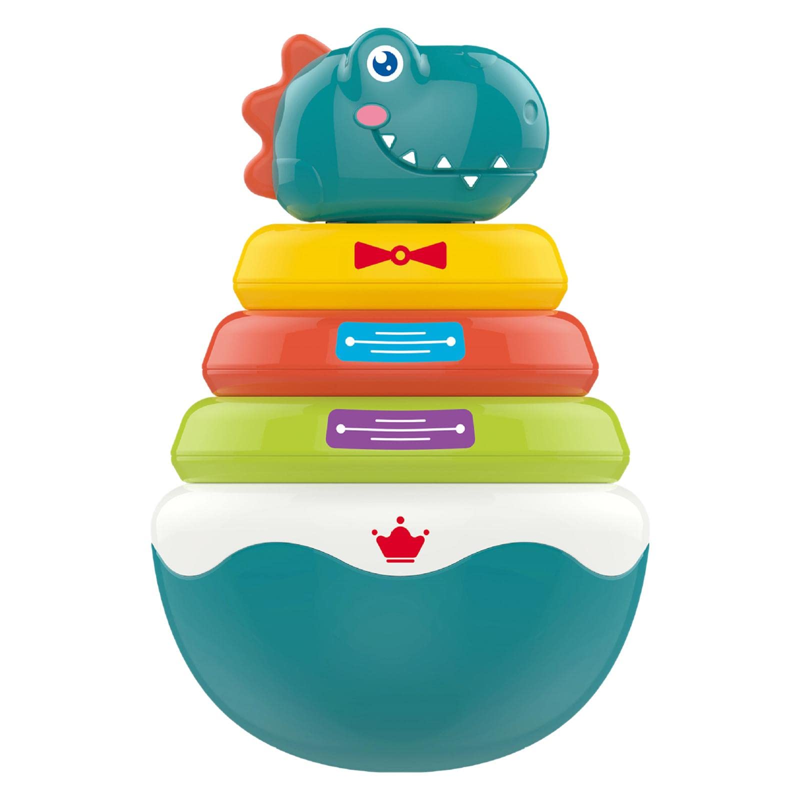 Ujeavette Montessori Stacking Toys Ferrule Learning Rainbow Toddlers Baby Girls