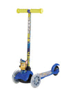 Sakar Self Balancing Toddler Scooter With Light-Up Wheels - Extra Wide Deck, 3 Wheel Platform, Foot Activated Brake, 75 Lbs Limi
