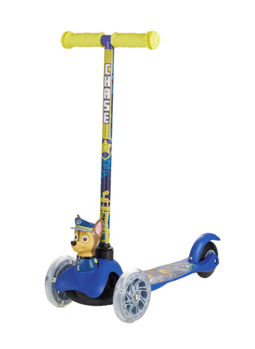 Sakar Self Balancing Toddler Scooter With Light-Up Wheels - Extra Wide Deck, 3 Wheel Platform, Foot Activated Brake, 75 Lbs Limi