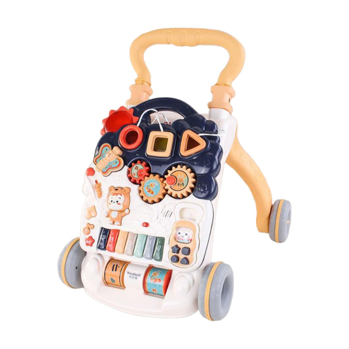 Calandis Baby Push Walking Sensory Activities Push Pull Along Walking Toy For Infants