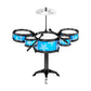 Calandis Simulation Kids Drum Toys Playset Jazz Drum Kits For Kids Boys Blue | Sets & Kits | Drums | Percussion